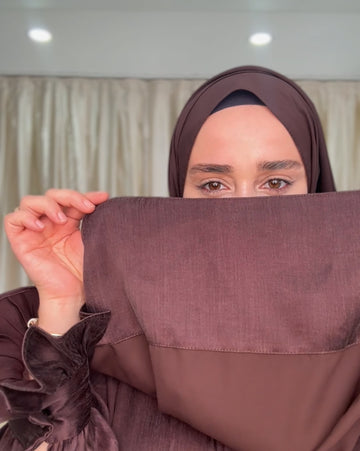 Krep kupra karsımı şal